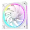 12 cm korpuse ventilaator DeepCool FL12 WH — 3-pakk, 120×120×25 mm, 2150 RPM, 55 CFM, Fluid Dynamic Bearing, PWM, multi-LED, 4-pin