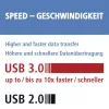 Hama 123900 kaardilugeja USB 3.2 Gen 1 (3.1 Gen 1) Must, Hõbedane