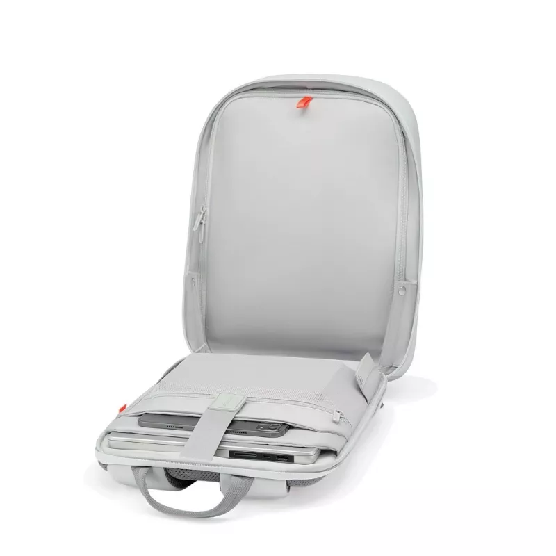 Seljakott XDDESIGN Bobby Edge vargusvastane valge — 17 L, mahutab 16-tollise sülearvuti, veekindel, 1,1 kg