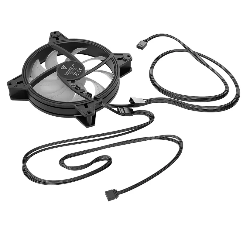 Arvuti jahutusventilaator MODECOM VOLCANO APEX 140 ARGB Must Reverse 140mm