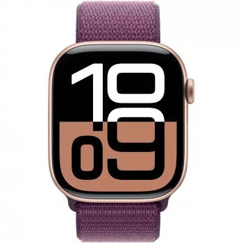 Apple Watch Series 10 alumiiniumkorpus GPS + mobiilside 46mm roosakuldne Sport Loop ploom