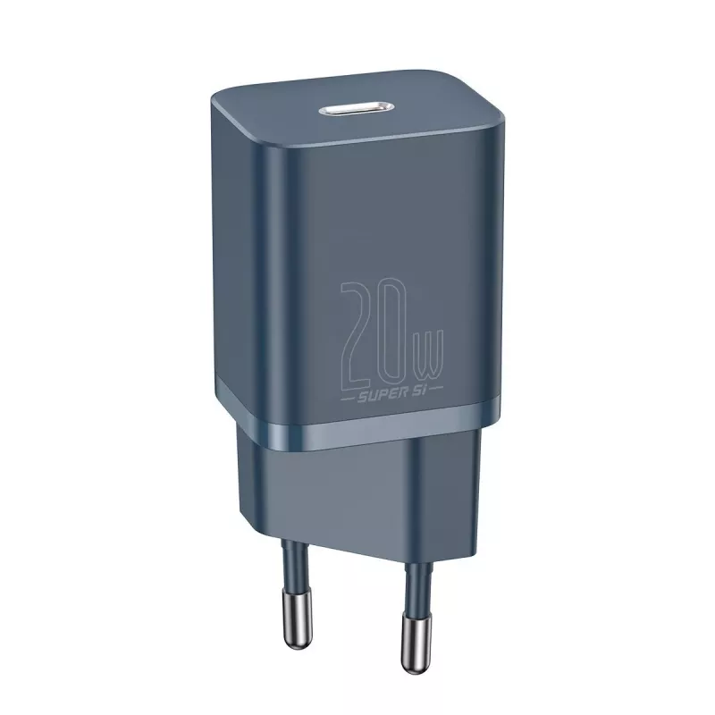 Baseus Super Si Power laadija USB-C–Lightning kaabliga 20W sinine