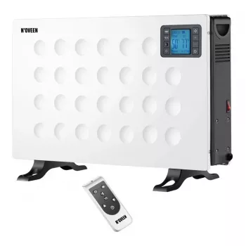 Konvektor-tüüpi elektrikeris NOVEEN CH8000 — 2000 W, 3 võimsusastet, taimer, puldiga, valge