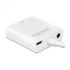 USB-graafikaadapter DeLOCK 65557 1920 x 1080 pikslit Valge