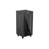 Freestanding rack cabinet LANBERG FF01-6624-12BL 24U 19 inch 600×600 mm, IP20, 1200 kg, must