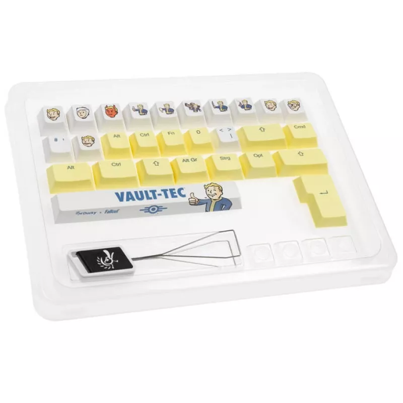 Keycap set Ducky Ducky x Fallout DCA132-USVAUCHPH1 132 pcs ANSI profiil