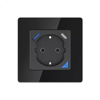 Seinapesakomplekt Extralink Smart Life Pro 230V 1x USB-A ja 1x USB-C-ga