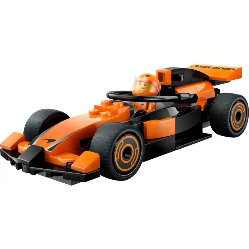 LEGO City F1 Racer McLaren Racing Car 60442 — ehituskomplekt, 86 tk, 1 minifiguur, vanus 6+