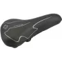 Jalgrattasadul FISCHER Trekking 85652 elastomeervedrustusega, must/valge