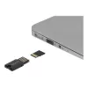 DeLOCK USB 2.0 mälukaardilugeja must MicroSD MicroSDHC MicroSDXC 480 Mbit/s