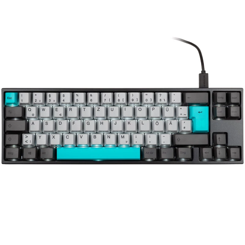 Ducky Varmilo Miya Pro Moonlight QWERTZ USB taustvalgustusega mehaaniline klaviatuur Cherry MX Blue