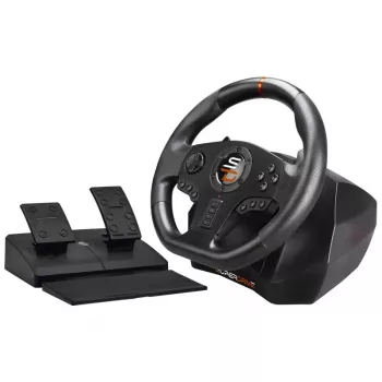 Subsonic SA5595-PC-mängukontroller Must USB-rool + pedaalid