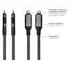 Good Connections Ethernet-kaabel USB-C RJ45, antratsiit, 1,5 m