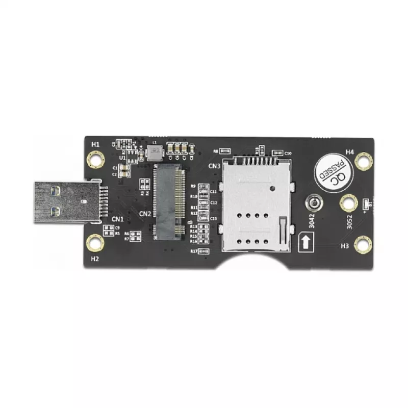 Delock 63166 USB 3.0 Type-A M.2 Key B muundurile SIM-pesaga