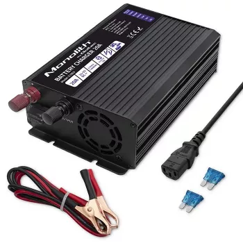 Qoltec Smart Monolith akulaadija LiFePO4 AGM GEL SLA akudele | 20A | 24V