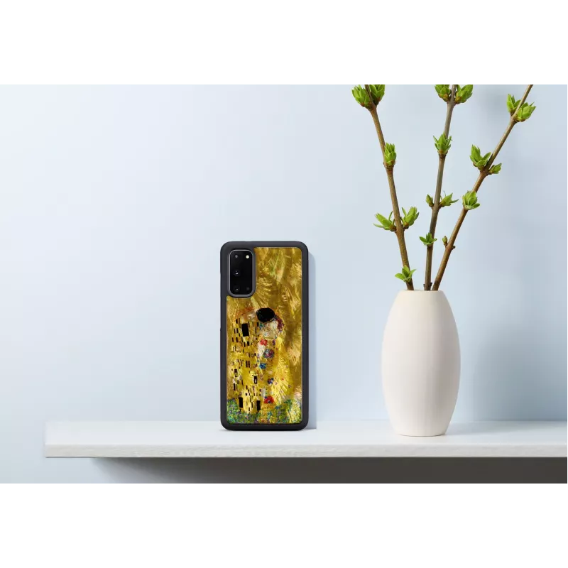 Kaitsev telefoniümbris iKins Samsung Galaxy S20-le, must, õhuke TPU-kate