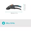 GARDENA aiakäärid PremiumCut Flex 12250-20 ergonoomilise käepideme ja kerge disainiga