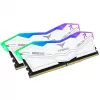 DIMM 64 GB DDR5-6000 (2x 32 GB) Dual-Kit, mälu valge, FF4D564G6000HC38ADC01, Delta RGB, INTEL XMP