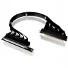 Thermaltake PCI-E 4.0 topelt 90-kraadine riser-kaabel, 40 cm, must