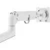 Monitor mount DIGITUS Single, clamp, 57 inch max, 27 kg capacity, VESA 75x75–100x100, Valge