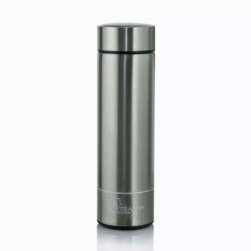 Extralink Smart Travel Mug Silver, termokruus LED-ekraaniga