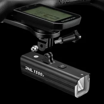 Rockbros RHL1500 esirattavalgusti spidomeetrile/GPS-ile