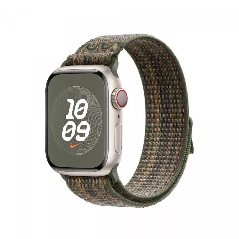 Bright Sequoia/oranž Nike Sport Loop 41 mm