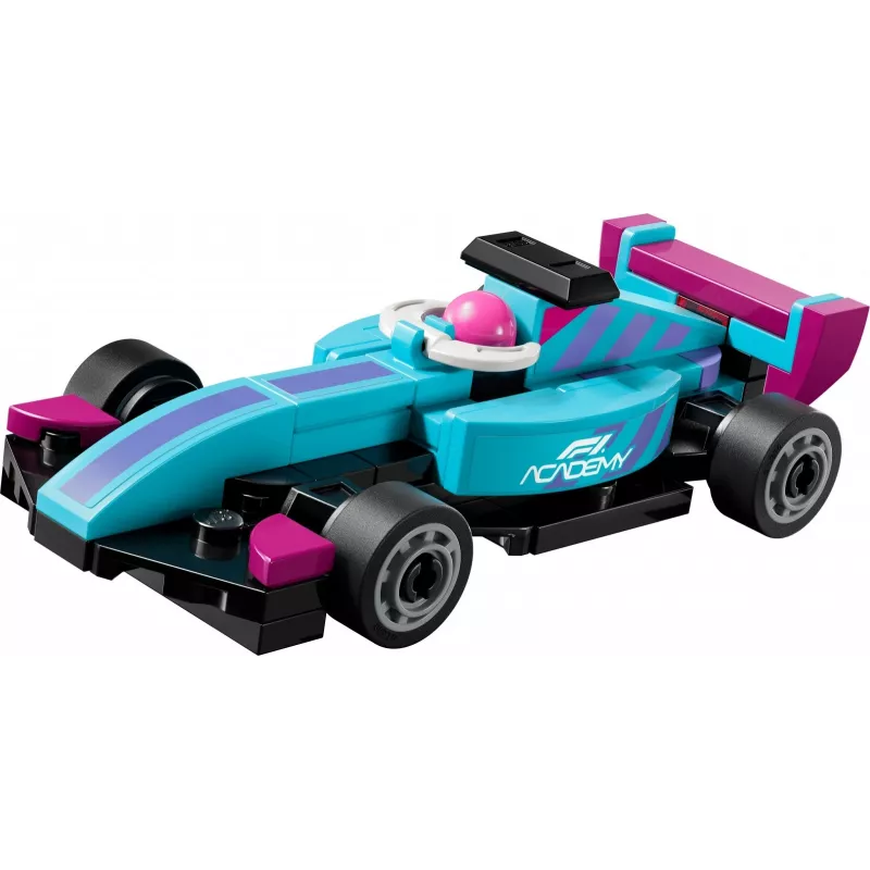 30734 Speed Champions F1 ACADEMY Mini-Auto, ehitusmänguasi polükott