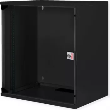 Seinale kinnitatav võrgukapp ROLINE 19 tolli 12U, 540x400 mm, põhikomplekt, must