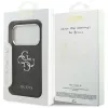 GUESS | Hardcase 4G | Tagakaas | iPhone 17 Pro Max | Apple | Ökonahk/PC/Plastik/TPU | Must