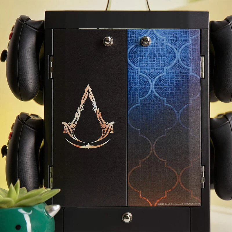 Numskull Games Official Assassin's Creed - Mirage Gaming Locker, Diskettenhalter für Spiele, Xbox, Schwarz, Kabelgebunden, 1 Stück(e)