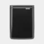 Prügikast BRABANTIA BO 7 L mattmust mudel 222900, 7 L mahutavus, pedaaliga