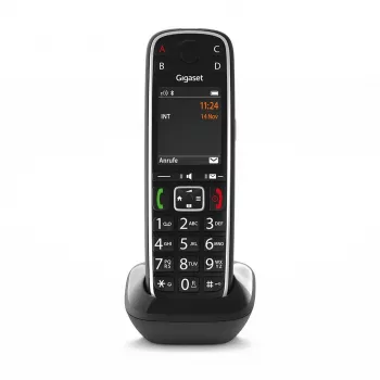 Gigaset E720HX Analoog/DECT telefon Kõne tuvastus Must