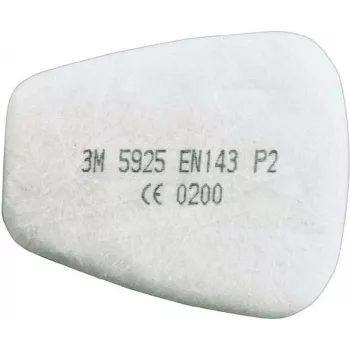 Osakeste filter 3M 5925 P2 — vahetatav hingamisteede filter 3M korduvkasutatavatele maskidele