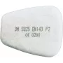 Osakeste filter 3M 5925 P2 — vahetatav hingamisteede filter 3M korduvkasutatavatele maskidele