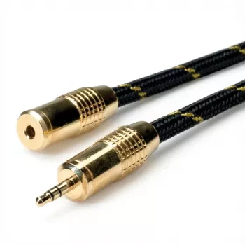 ROLINE GOLD 3,5 mm helipikendusjuhe pistik / pesa 10,0 m (11.09.4759)