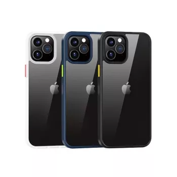 Kaitsev põrutuskindel ümbris Devia Shark seeria iPhone 12 Pro Maxile, valge