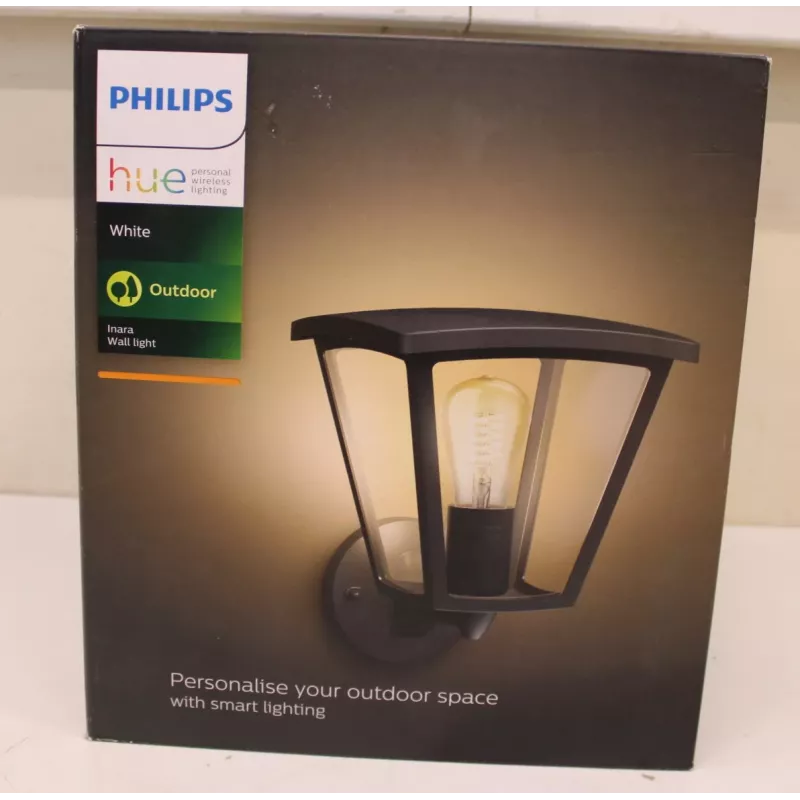 Philips Inara välisseinalamp | E27 LED 7W 550lm soe valge IP44 CRI80