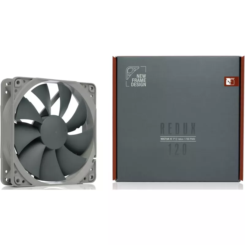 Ventilaator Noctua NF P12 redux-1700 PWM, 120 mm, 12 V, 1700 RPM, 4-kontaktiline PWM, 120,2 m³/h, 25,1 dB