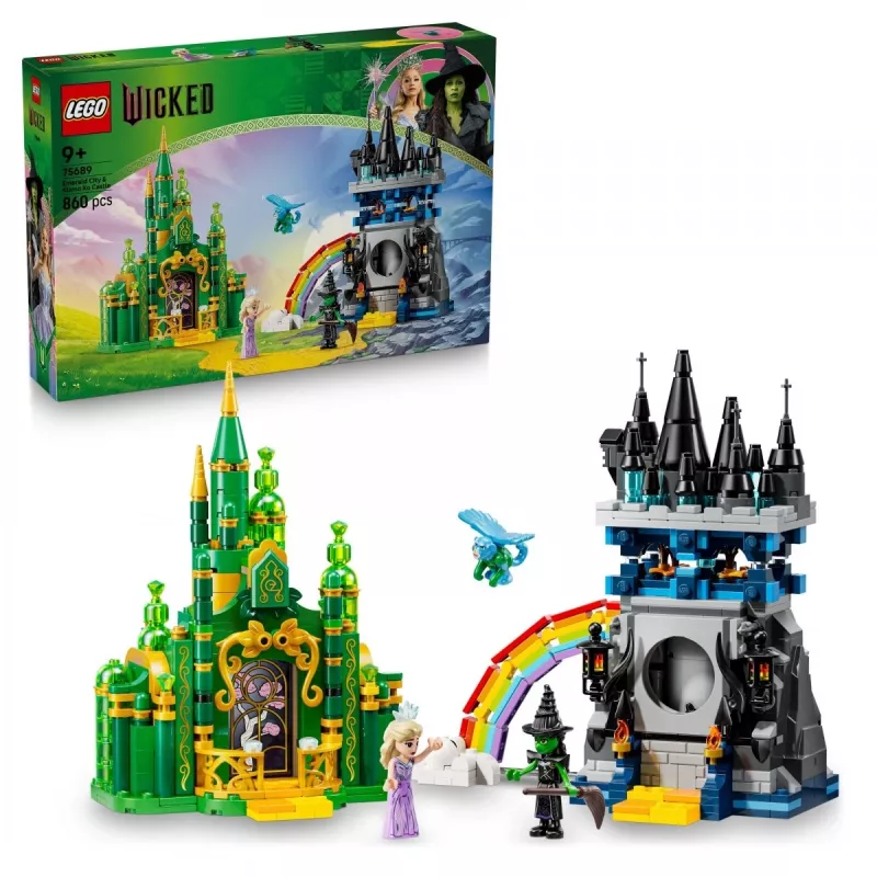 LEGO ehituskomplekt Wicked 75689 — Smaragdlinna ja Kiamo Ko lossi mängukomplekt