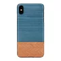 Nutitelefoni ümbris man and wood iPhone XS Maxile — teksamust