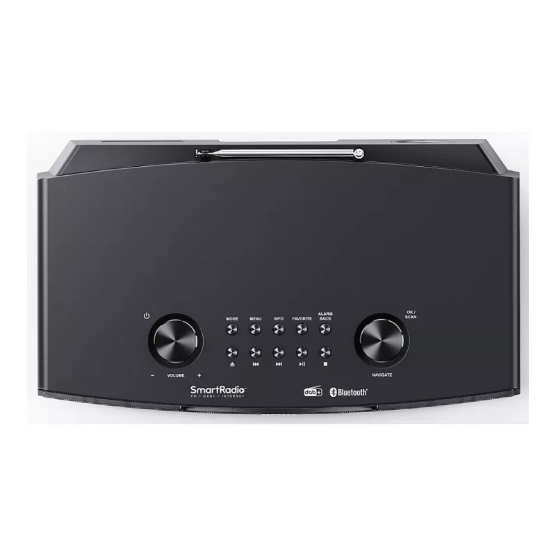 JVC Kenwood Electronics CR-ST700SCD-B - Internet - Digitaal - DAB+ - FM - 87,5 - 108 MHz - 174,928 - 239,2 MHz - 43 W