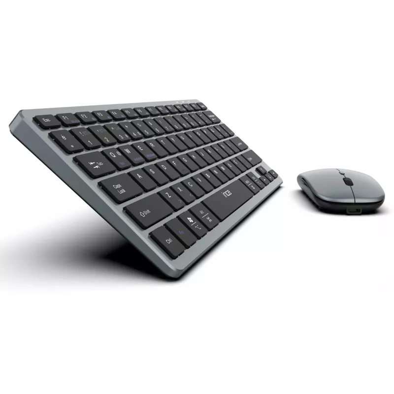 INCA IBK-572BT juhtmevaba klaviatuuri ja hiire komplekt, hall