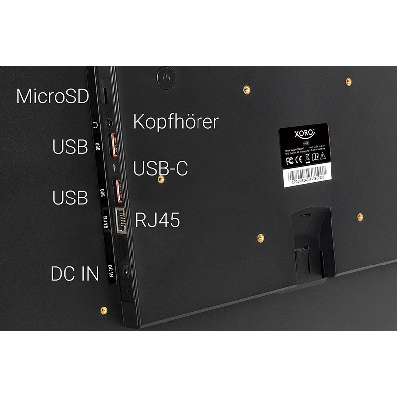 XORO MegaPAD 2404v7 24 60,96 cm tahvelarvuti 64 GB must Android - 64 GB (XOR400667)
