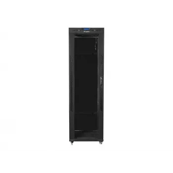 Vabalt seisev rack-kapp LANBERG 42U FF01-6842-12BL 600×800×2127.5 mm, 1200 kg, IP20, võtmelukk, rattad