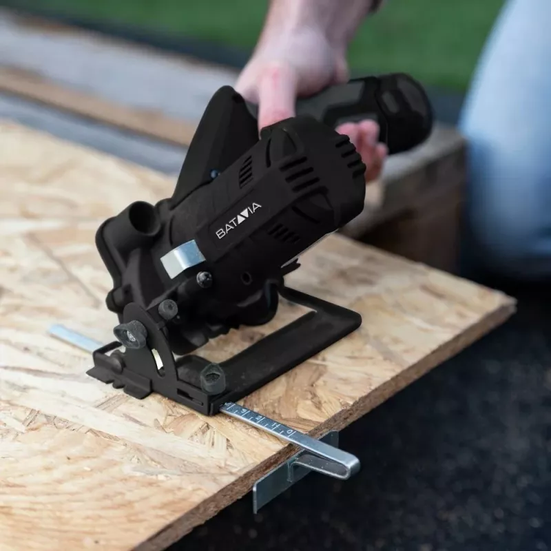Batavia B.V. | 12V juhtmeta ketassaag 85 mm - Fixxpack 2.0 komplekt (sisaldab 2,0 Ah akut ja USB-C laadimiskaablit)