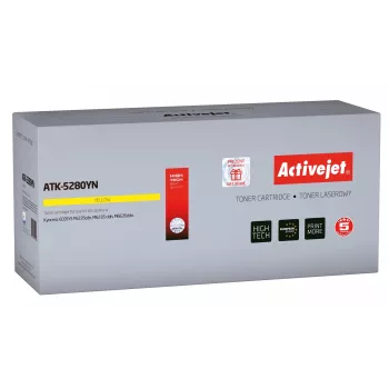 Tonerikassett ActiveJet ATK-5280YN kollane, ühildub Kyoceraga, 11 000 lehekülge, üksikpakend