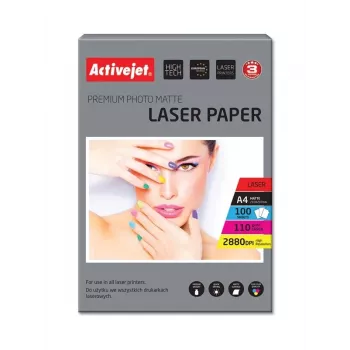 Matt fotopaber ActiveJet A4 110 g/m² 100 lehte