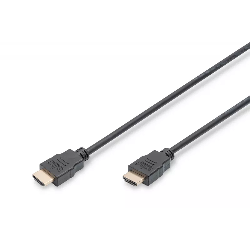 Assmann HDMI kiire ühenduskaabel. tüüp A M/M. 5,0 m. Ethernetiga. endine HDMI 1.4. UL. must kuldne (AK-330114-050-S)
