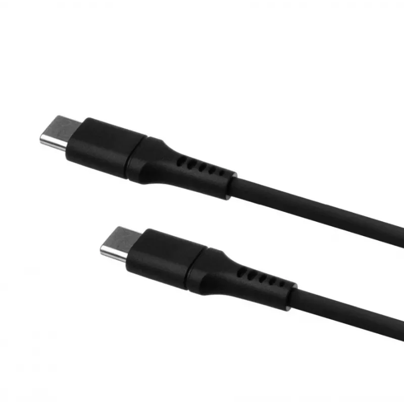 USB-C–USB-C fikseeritud kaabel FIXED FIXDLS-CC2-BK — 2 m, 60 W